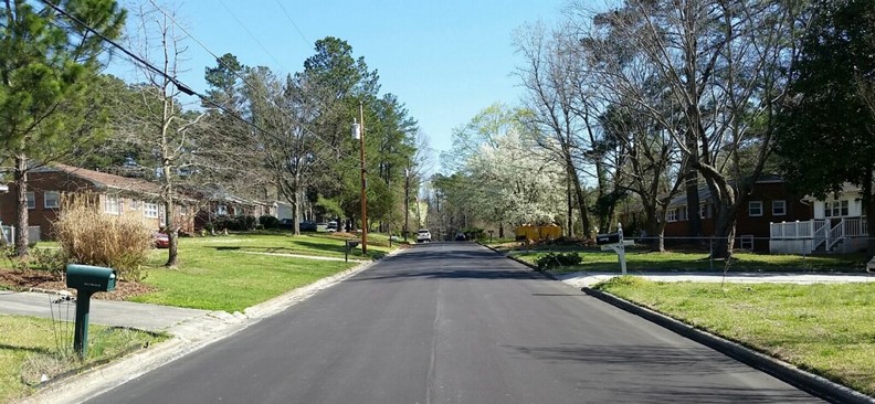 Resurfacing Street