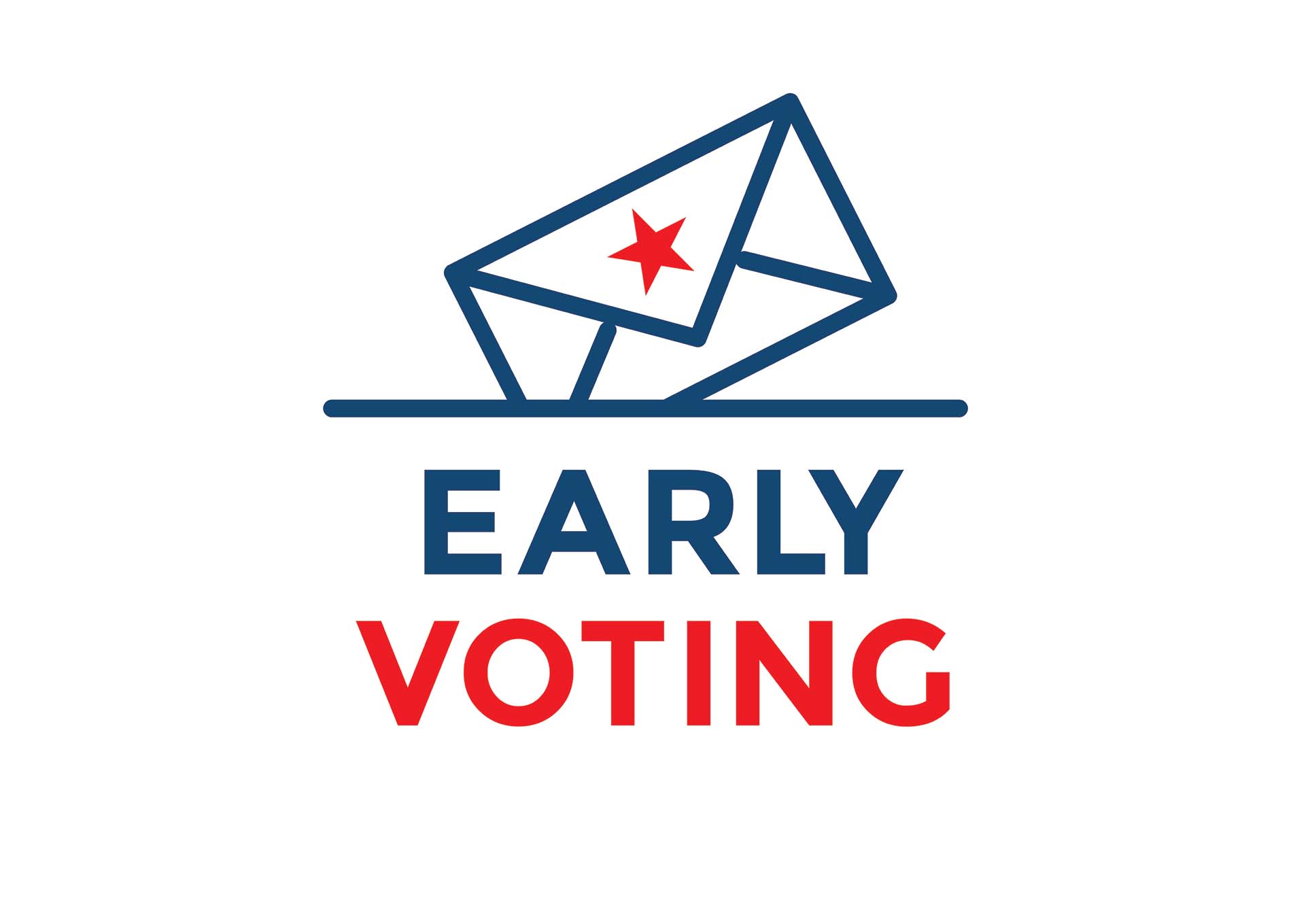 early voting graphic