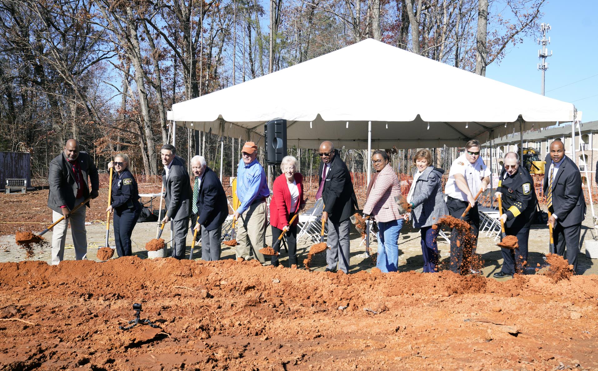 Caddy Road Station groundbreaking