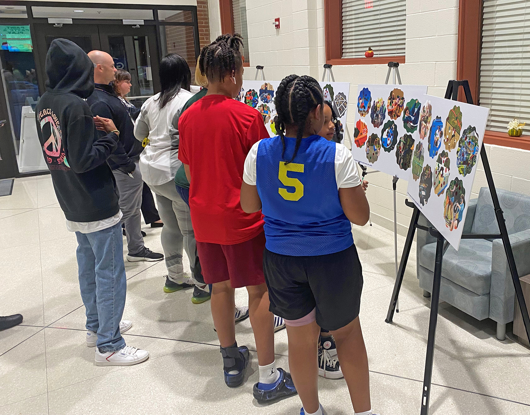 Community engagement on playground project