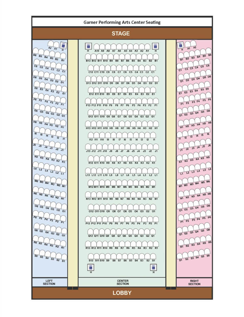 Auditorium Seating Chart