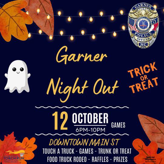 Garner Night Out graphic